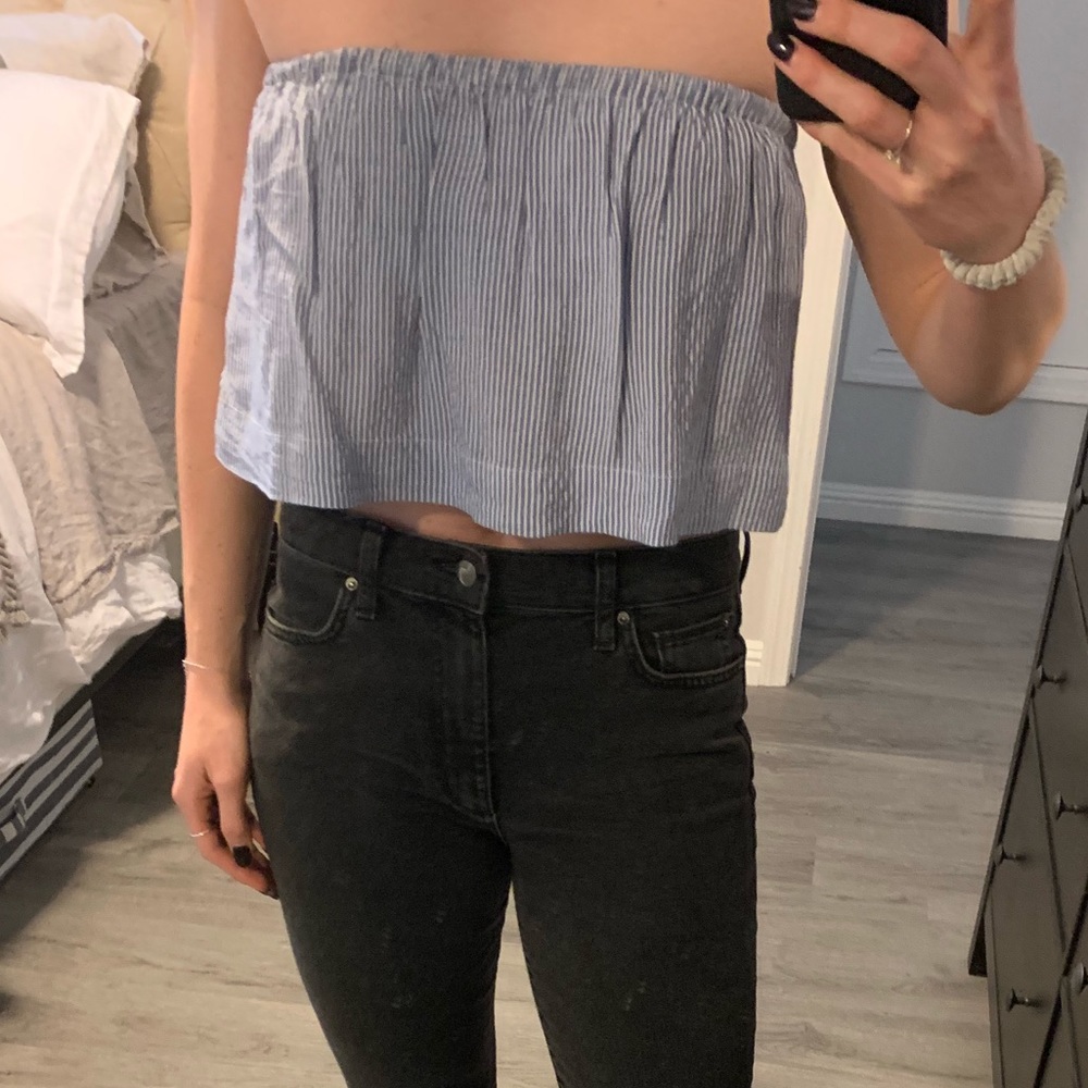 Planet Blue Crop Top